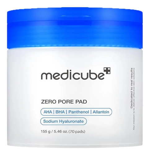 Medicube Zero Pore Pad 2.0 70 Pads Tônico Facial Coreano AHA BHA Original Para Poros