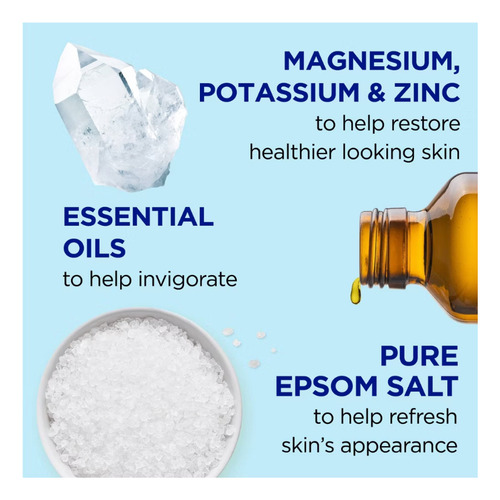 Dr Teal's Sales De Epsom, Sales De Magnesio, Potasio Y Zinc Fresco