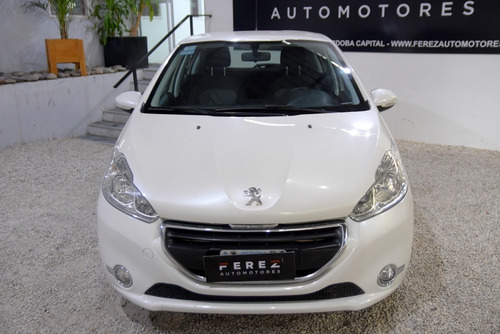 Peugeot 208 Allure 1.5 Nafta 2014 Blanco Excelente Estado!!!