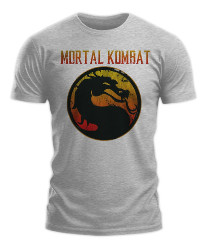 Polera Gustore De Mortal Kombat Logo