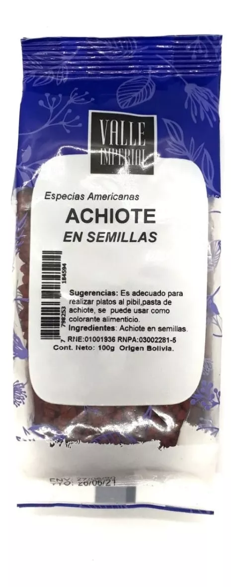 Primera imagen para búsqueda de achiote