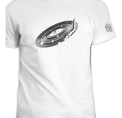 Camisetas Planeta Constelacion  Vinilo Disco Clasico Inp Ink