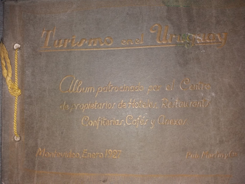 Turismo En Uruguay 1927 Album Hoteles Cafes Balnearios Foto 