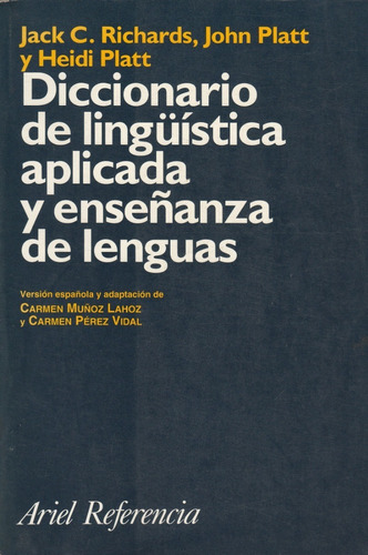 Diccionario De Linguistiica Aplicada Y Enseñanza De Lenguas