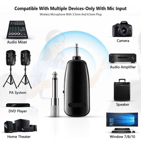 Auriculares Con Micrófono Inalámbrico, Sistema De Micrófono
