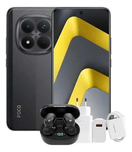 Celular Xiaomi Poco M8 5g 12gb 512gb C/nfc Global + Fone Preto
