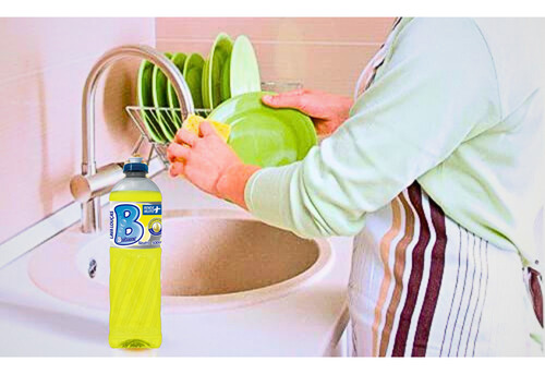 Detergente Lavar Louças 500ml Kit 3 Unidades Pronta Entrega