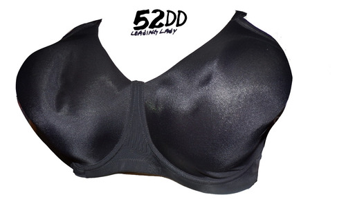 Brassier Negro Copas Preformadas Talla 52dd Leading Lady