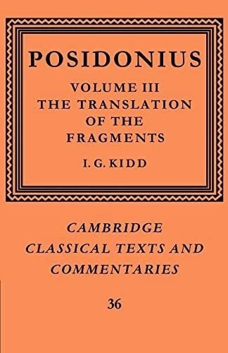 Libro: Posidonius: Volume 3, The Translation Of The Texts