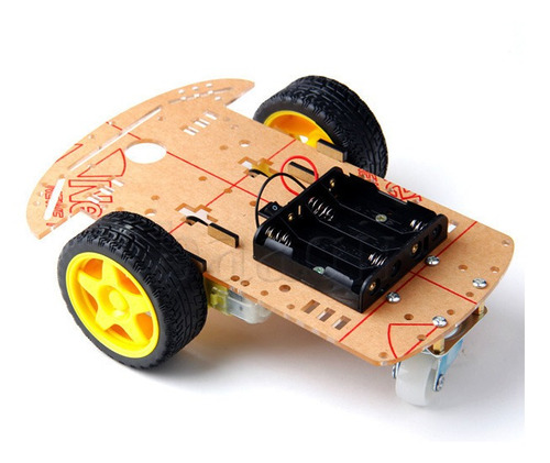 Chasis Carro Robot Para Arduin 2 Llantas Chassis Carito