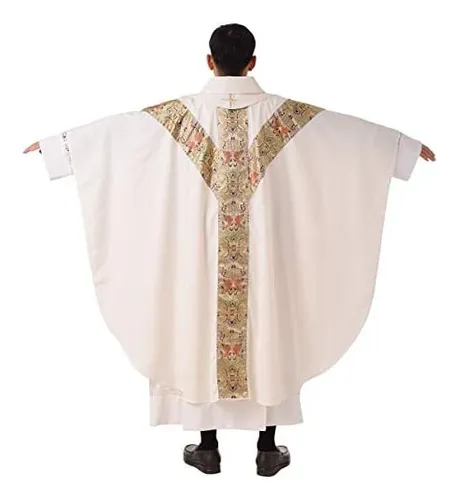 Blessume Sacerdote Celebrante Casulla Iglesia Católica Padre