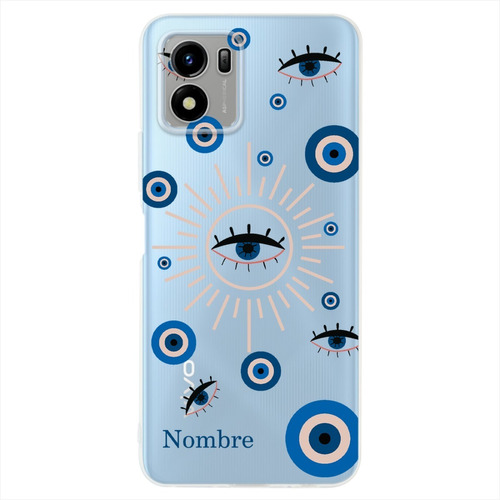 Funda Para Vivo Antigolpes Ojo Turco Personalizada Nombre