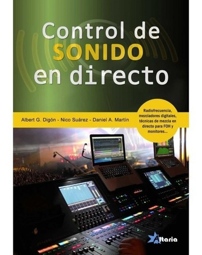 Libro Técnico Control De Sonido En Directo