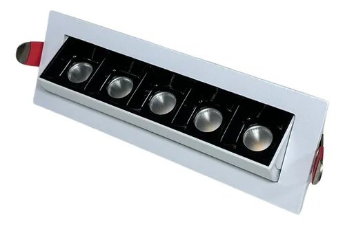 Spot Focco Embutir 10w Antiofuscante Direcionável Gaya Irc90