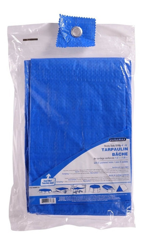 Imagen 2 de 2 de Lona Protectora Impermeable Multiusos 120cm X 180cm