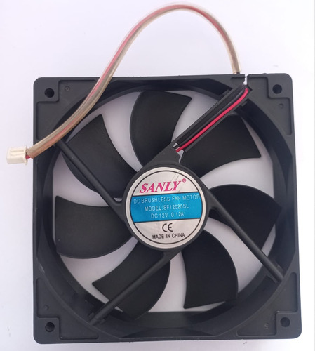 Ventilador Sanly Model Sf12025sl 2 Pines 12v 0.12a