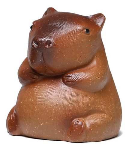 Miniatura De Arcilla De Cerámica, Escultura De Carpincho,