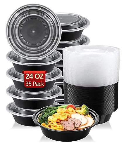 Shopday Meal-prep-containers-[35 Pack] 24 Oz 42hcp