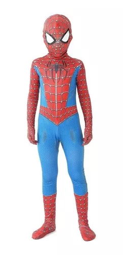 Fantasia infantil Homem-Aranha Miles Morales Ultimate Traje Cosplay Lu