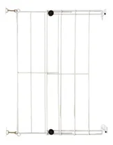 Comprar Puerta Escalera Seguridad Bebe Niño Alto 1.m Ancho 50 A 70cm Regulable - Barrales De Acero Macizo - Ideal Perro Perros