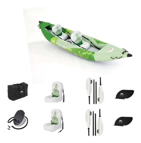 Kayak Inflable Betta 2 Personas Aquamarina Argentina