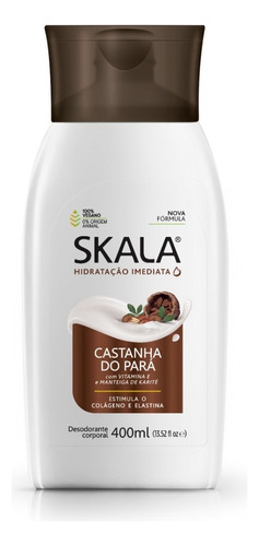 Hidratante Corporal Skala Castanha Do Pará 400ml