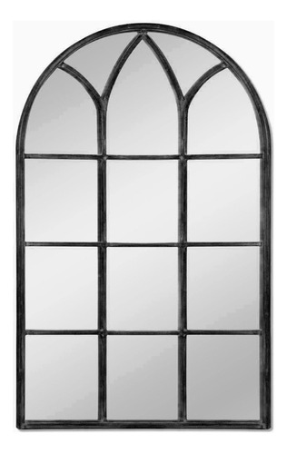 Espejo Ventana Colgante De Pared Arco 79x50cm