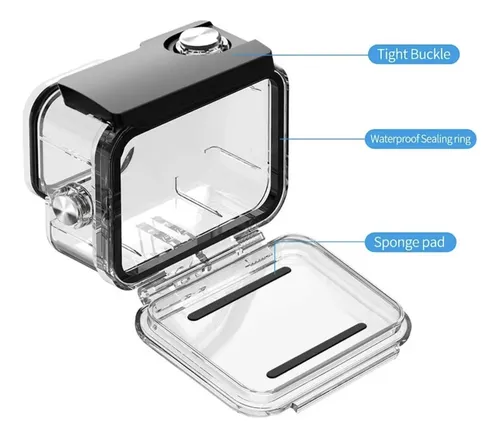 Carcasa Protectora Sumergible Para Gopro Hero 10 11 12 Black