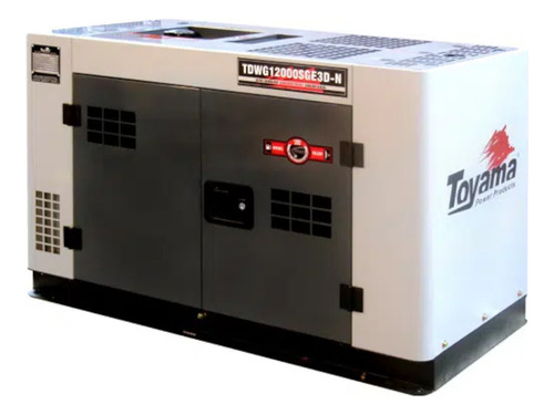 Gerador portátil Toyama TDWG12000SGE3D-N 10000W trifásico com tecnologia AVR 220V