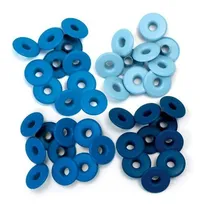 Comprar We R Eyelets Wide 40\u002Fpkg Azul | Ojales Ojillos Anchos