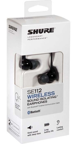 Imagen 3 de 6 de Shure Se112 Bluetooth Auricular Intraural In Ear
