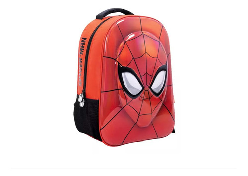 Mochila Spiderman Hombre Araña Mascara Espalda 16 PuLG Mask