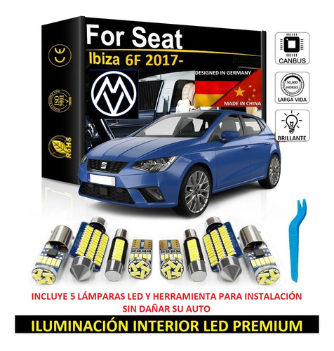 Kit Iluminación Interior Premium Led Seat Ibiza 6f 2017 -