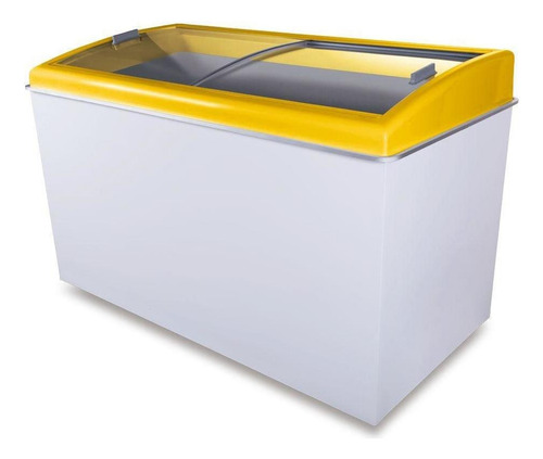 Freezer Horizontal Tripla Ação Fh500b 460l Amarelo Ártico 11