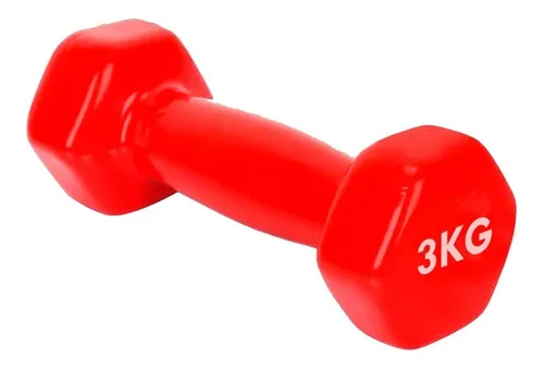 Par Pesas Mancuernas De 3 Kg C u 6 Kg Total Vinilo Cuotas sin