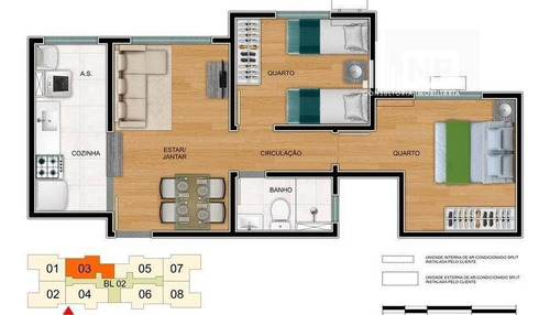 Imagem 16 de 21 de Compre Seu Apartamento Em Jaboatão Com Parcelas Menores Que Um Aluguel!! - Mrv03