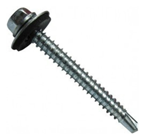 Tornillo Para Techo Chapa C/ Mecha 25mm X6,3mm 200 Unidades