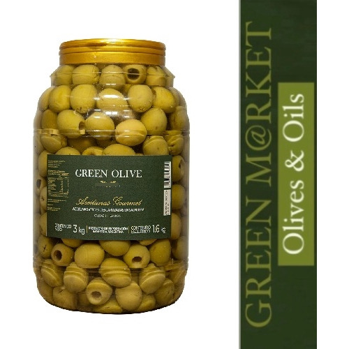 Aceitunas Verdes Descarozadas N°0 X2kg Green Olive
