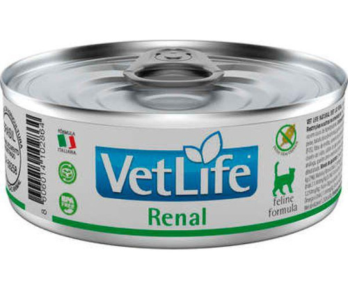 Ração Úmida Vet Life Renal Para Gatos 85g