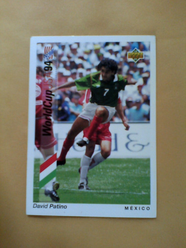 David Patiño Mexico Usa 94 Word Cup Futbol Upper Deck