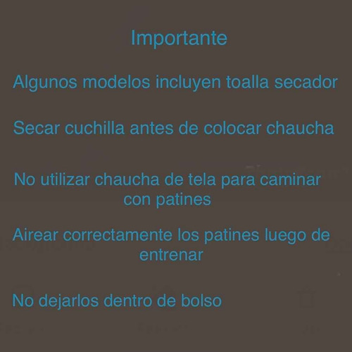 Imagen 6 de 6 de Chaucha - Cubre Cuchilla Patín Hielo