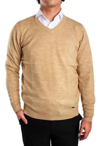 Sueter beige hombre sale