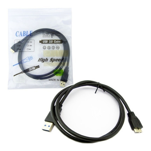 Cable Usb 3.0 A Micro B M/m 1 Metro - Disco Duro Externo