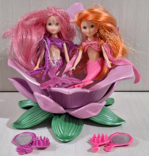Boneca Barbie Faiytopia Petal Pixies Rosa Sereia 2004 (Usado)