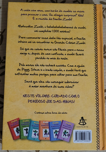 Diário De Um Zumbi Do Minecraft 7, De Zombie, Zack. Editorial Gmt Editores Ltda., Capa Dura Em Português, 2016 103 Páginas (Usado)