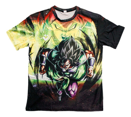 Playera Dragon Ball Broly Camiseta Oversized Gym