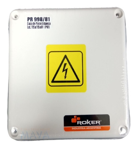 Caja De Paso Estanca Ip65 Proteccion Uv Roker 115x115x81mm