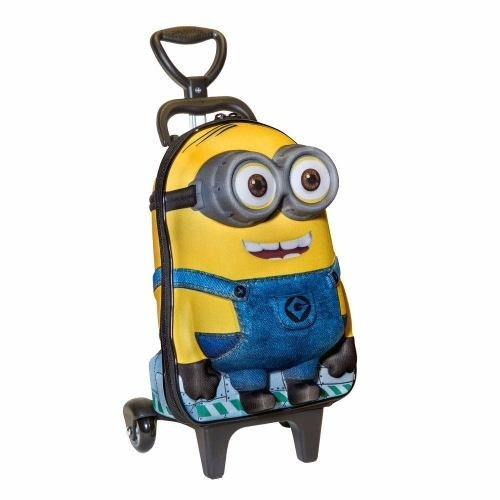 Mini Mochila Escolar Mochilete 3d Minion Dave Maxtoy Pré