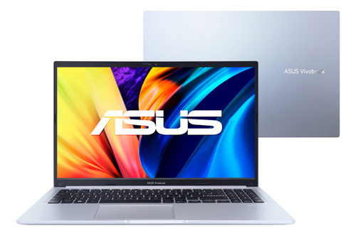Notebook ASUS Vivobook X1502ZA-EJ1762W Intel Core i5 12450H 2 GHz 8Gb Ram 256Gb SSD Windows 11 Home 15,60” LED Full HD Intel UHD Graphics Prata