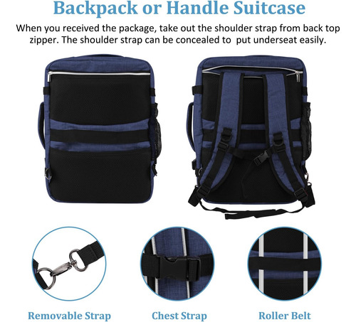 Hxlgmd Mochila De Viaje Mochila De Viaje Con 3 Bolsas De Emb